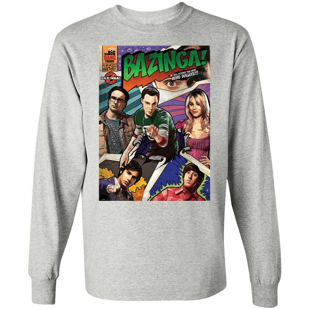 Long Sleeve T-Shirt - S3CBC62E - Ash - 7