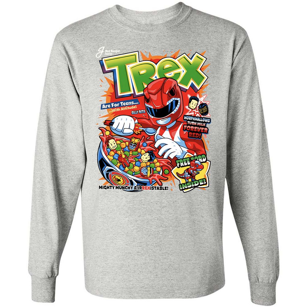 Long Sleeve T-Shirt - S4QWXD88 - Ash - 7