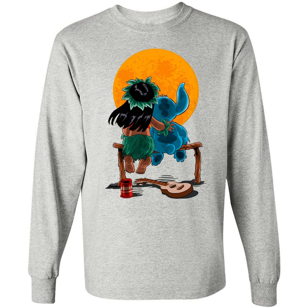 Long Sleeve T-Shirt - CBTNJ4TN - Ash - 7