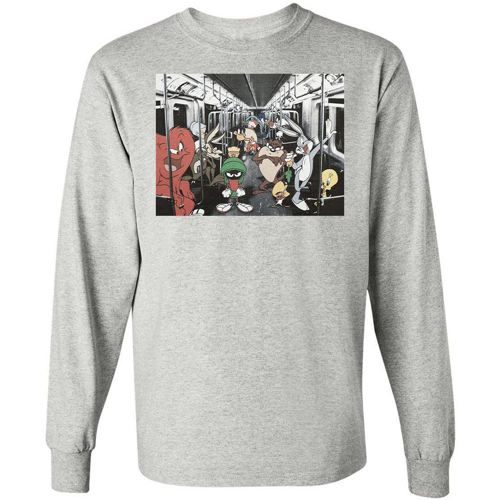 Long Sleeve T-Shirt - 435VERFD - Ash - 7