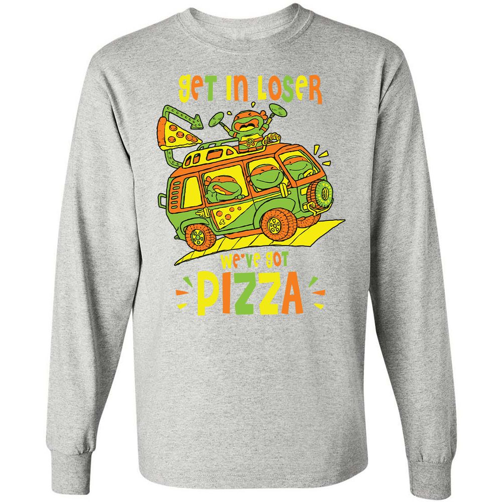 Long Sleeve T-Shirt - LKNCXFZQ - Ash - 7