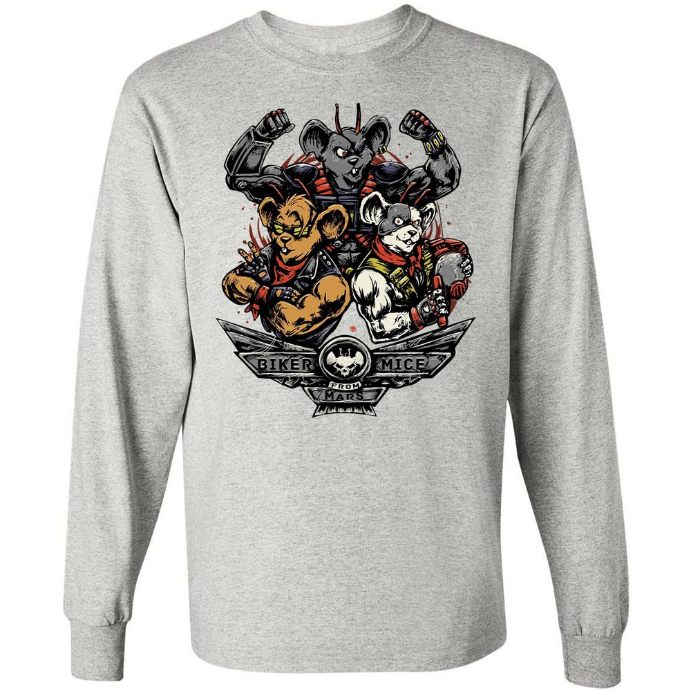 Long Sleeve T-Shirt - 5RB3PQN5 - Ash - 7