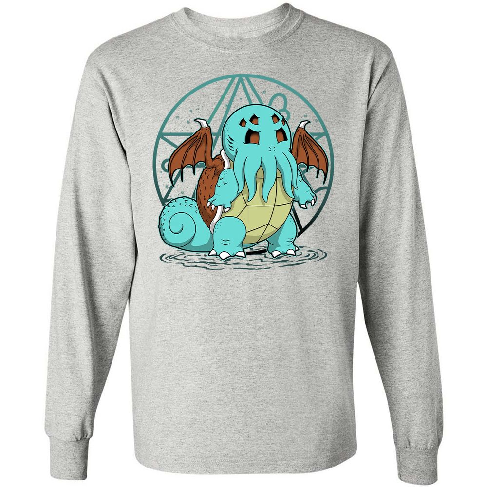 Long Sleeve T-Shirt - J8QZZFA5 - Ash - 7