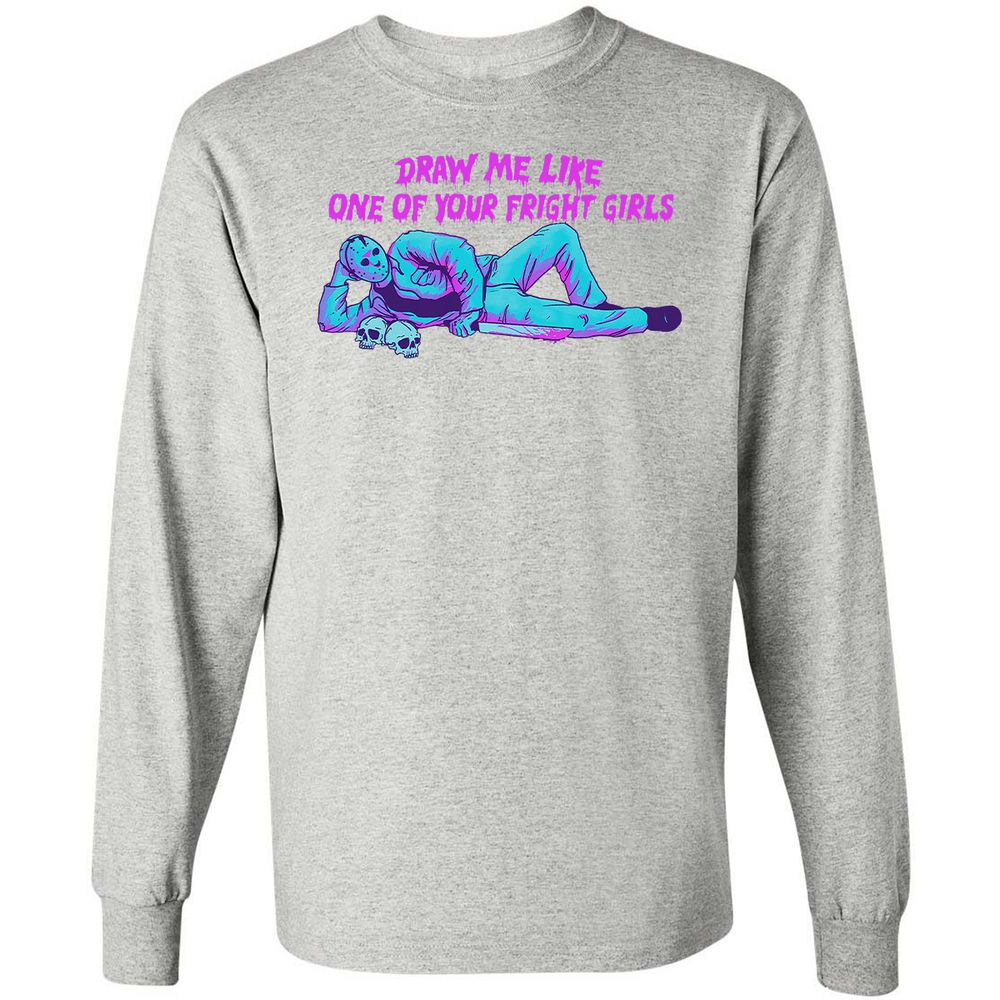 Long Sleeve T-Shirt - SGPPKD75 - Ash - 7