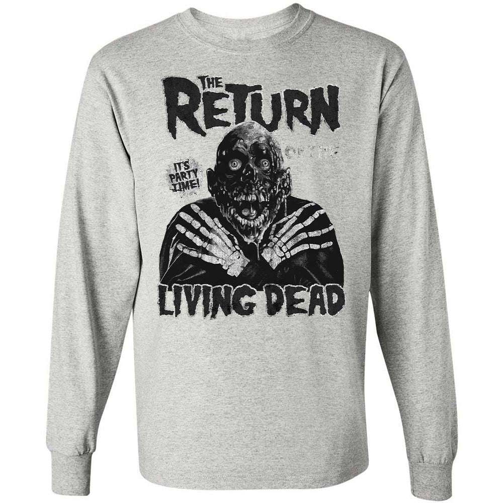 Long Sleeve T-Shirt - X6PAWT5K - Ash - 7