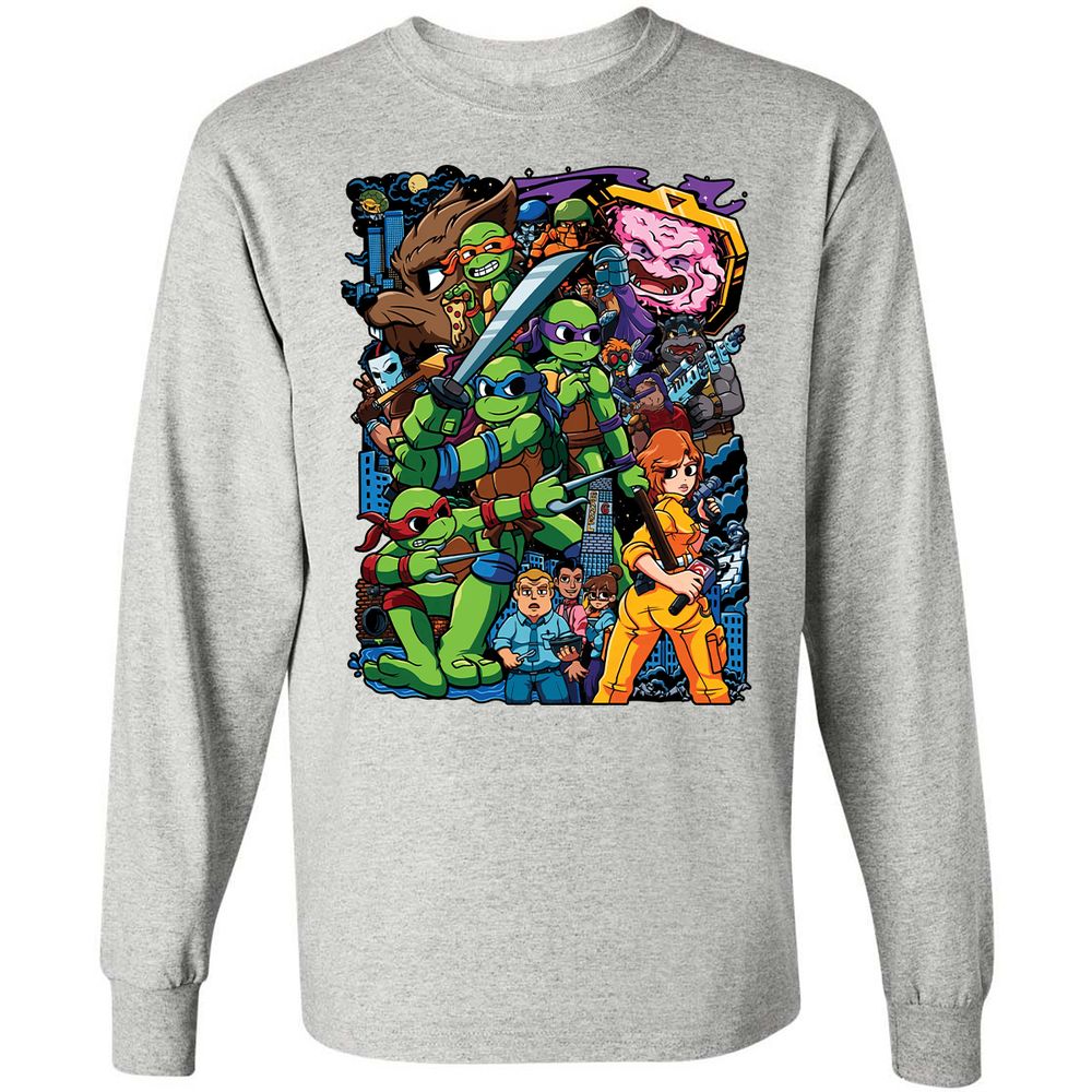 Long Sleeve T-Shirt - 213VCH8N - Ash - 7