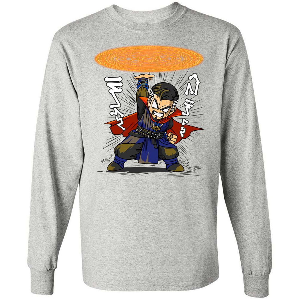 Long Sleeve T-Shirt - 8ZRGFFKC - Ash - 7