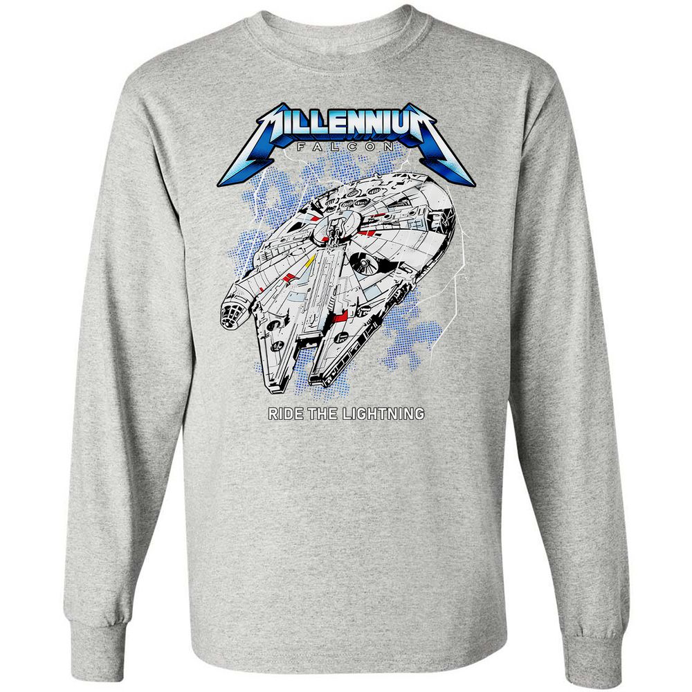 Long Sleeve T-Shirt - TRSY77BW - Ash - 7