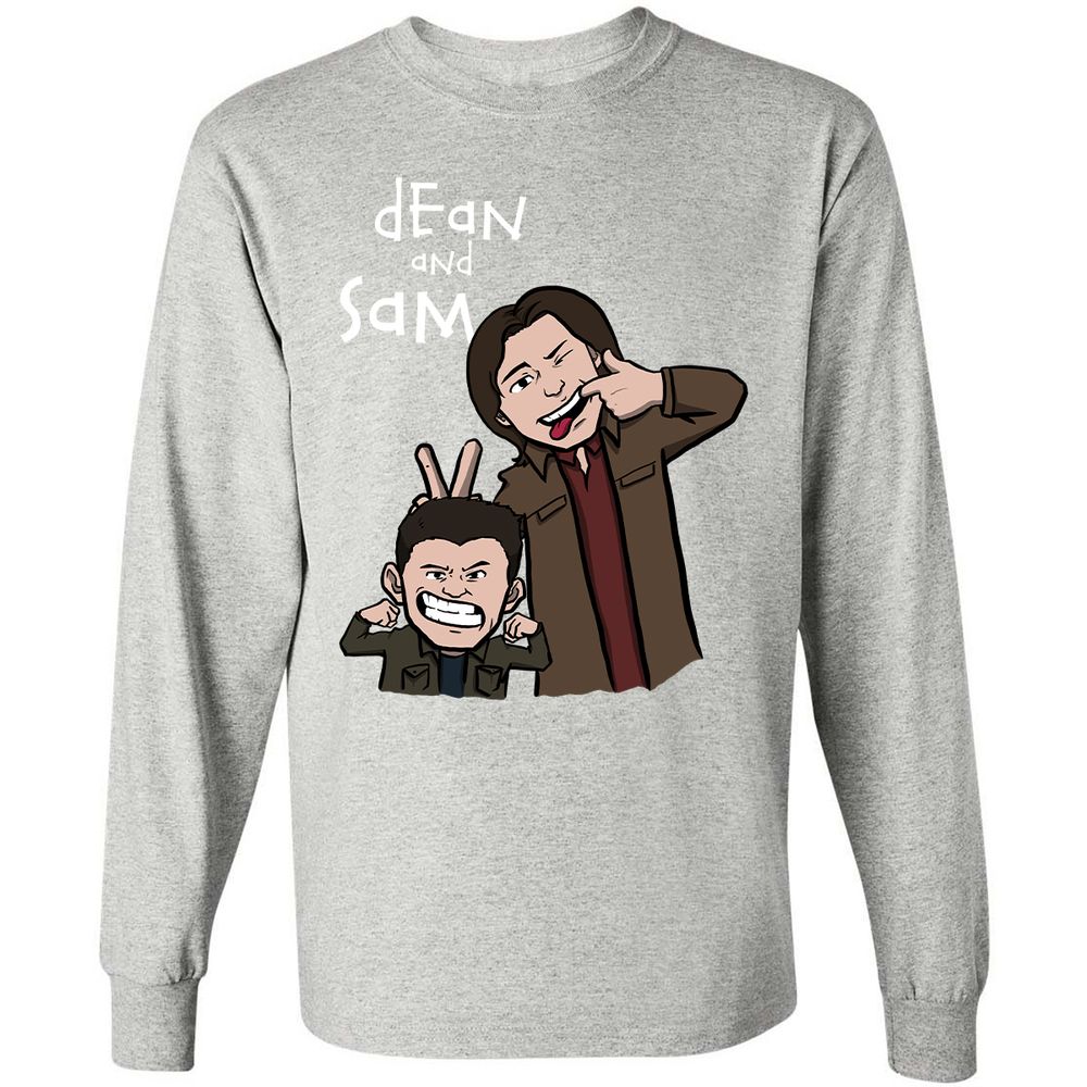 Long Sleeve T-Shirt - MSMKGQPZ - Ash - 7