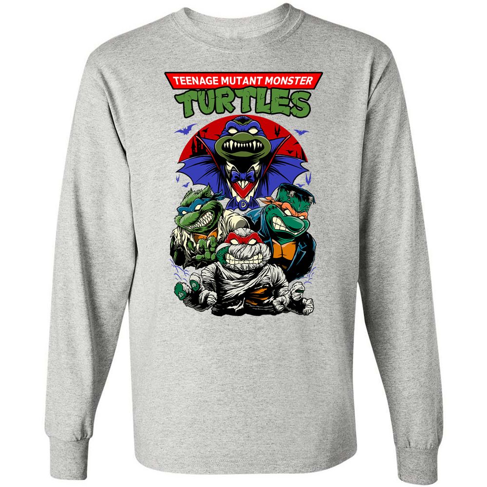 Long Sleeve T-Shirt - N9V5LSQU - Ash - 7