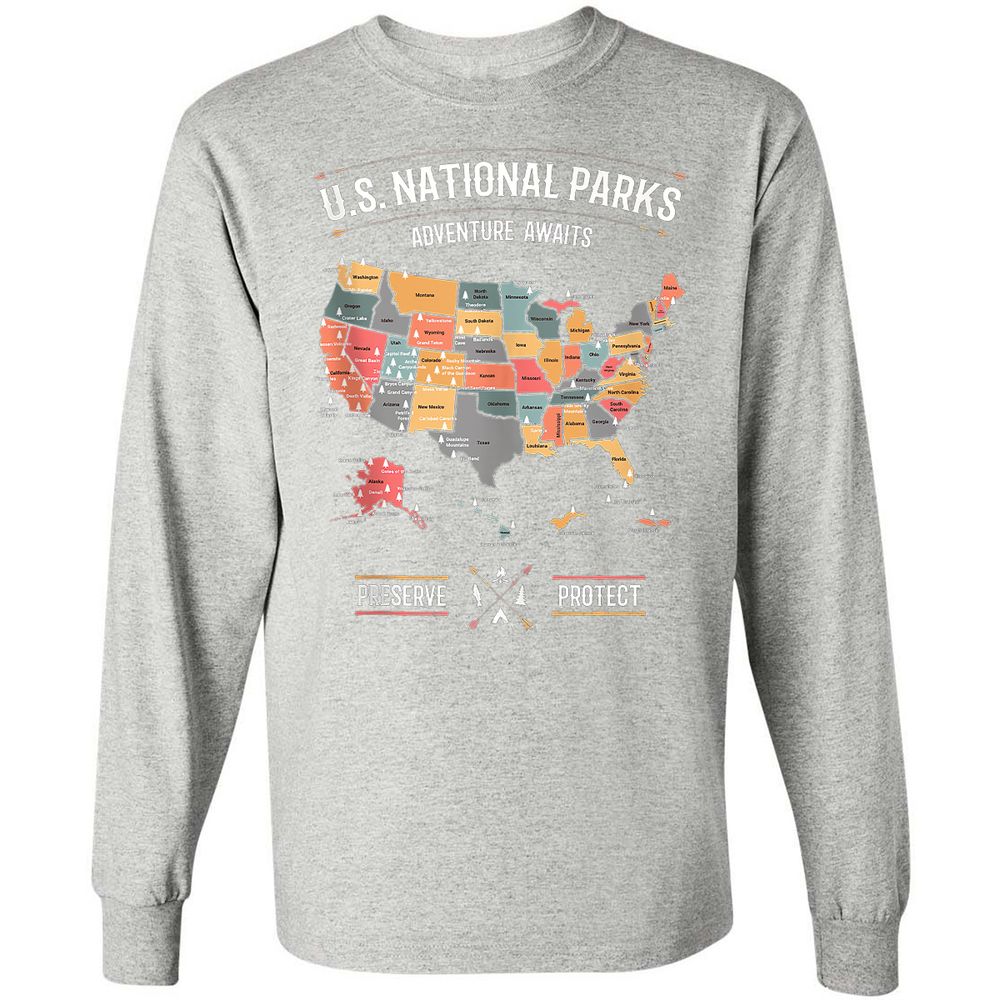 Long Sleeve T-Shirt - J13GK4VF - Ash - 7