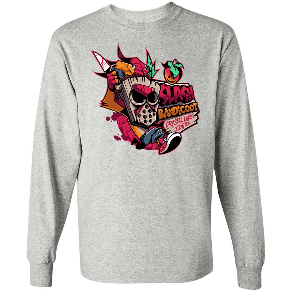 Long Sleeve T-Shirt - FLMZM9L1 - Ash - 7