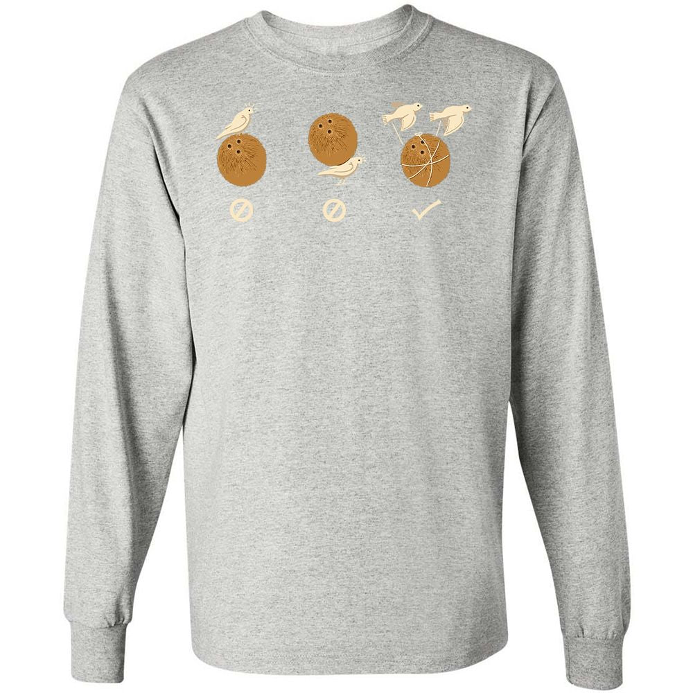 Long Sleeve T-Shirt - 2JYQTQAY - Ash - 7