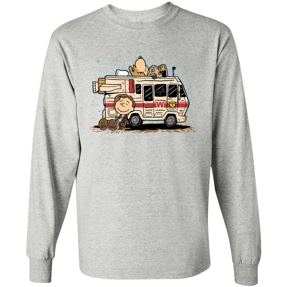 Long Sleeve T-Shirt - S7TBTFMZ - Ash - 7