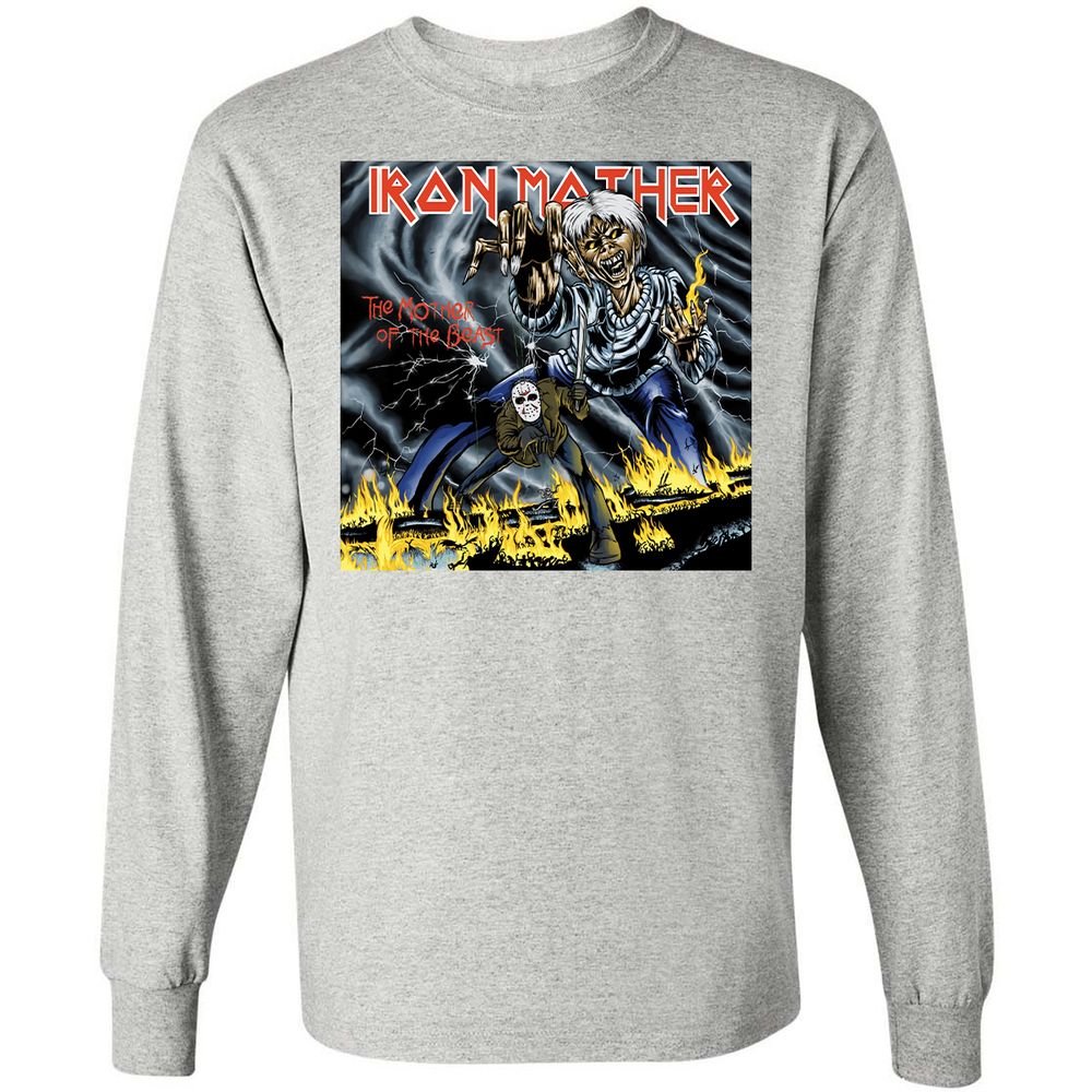 Long Sleeve T-Shirt - ZEX7YA1S - Ash - 7