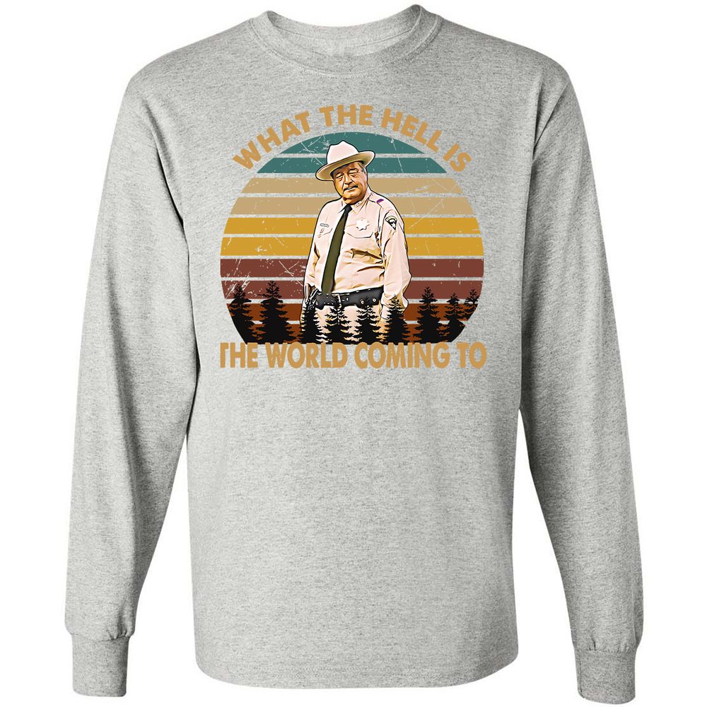 Long Sleeve T-Shirt - V8CB7LC3 - Ash - 7