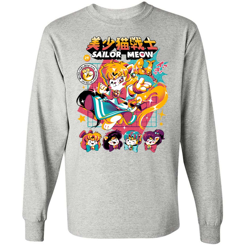 Long Sleeve T-Shirt - 3NFUD4CA - Ash - 7