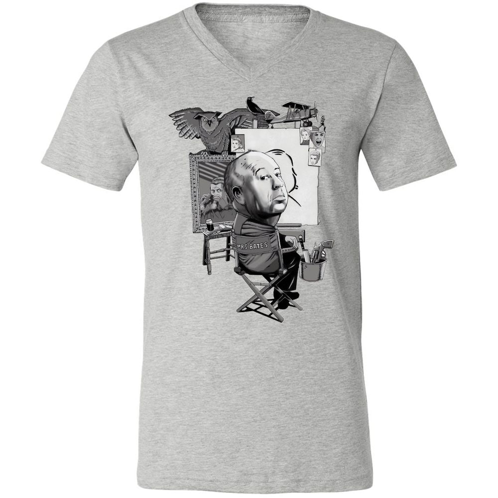 Unisex V-Neck T-Shirt - X8X2TV93 - Athletic Heather - 7