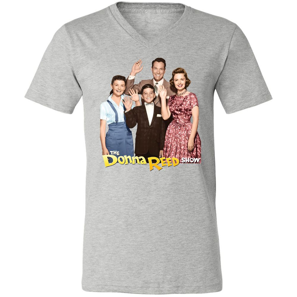 Unisex V-Neck T-Shirt - 6JCWVWEC - Athletic Heather - 7