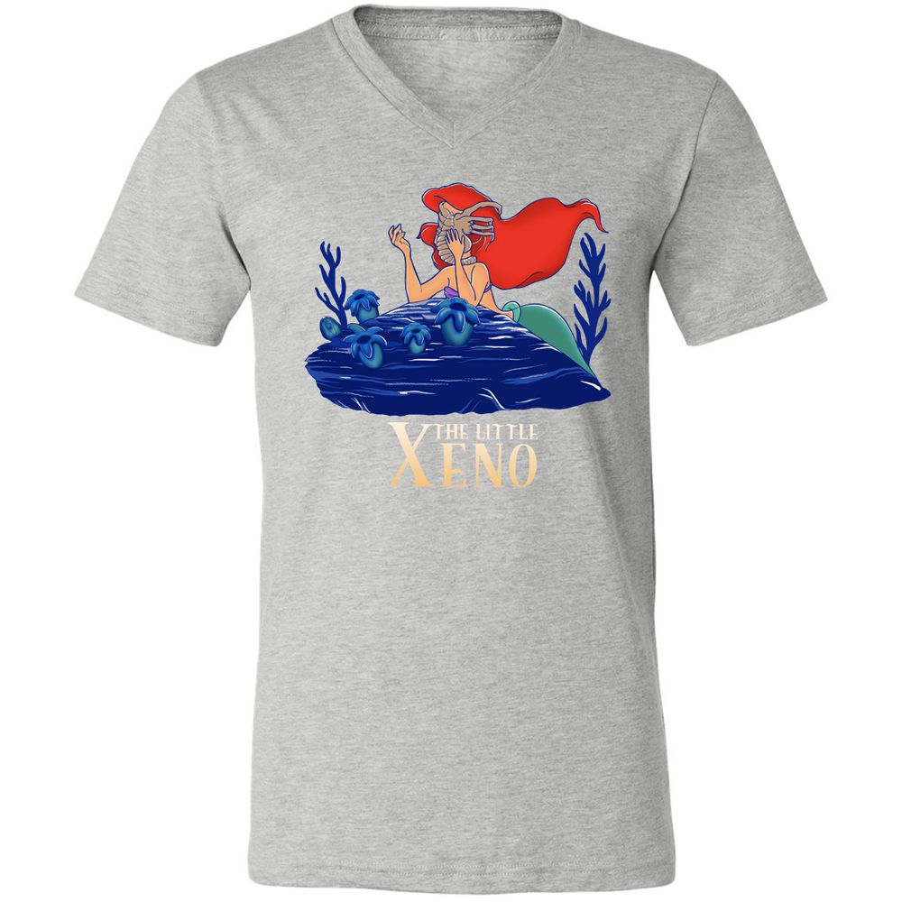Unisex V-Neck T-Shirt - TLYVZNB7 - Athletic Heather - 7