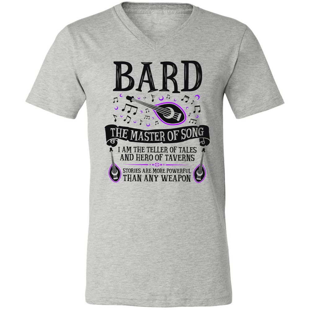 Unisex V-Neck T-Shirt - JTAYL1KX - Athletic Heather - 7