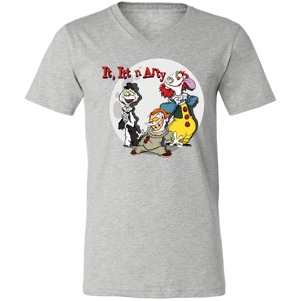 Unisex V-Neck T-Shirt - 2QXVT9FX - Athletic Heather - 7