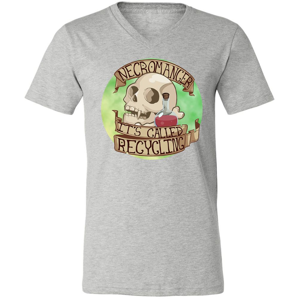 Unisex V-Neck T-Shirt - LTHSXDYK - Athletic Heather - 7