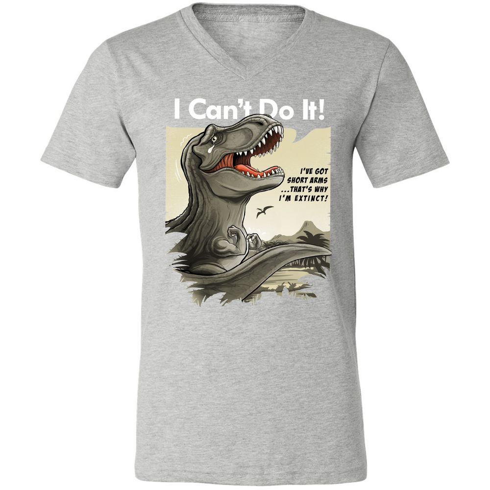 Unisex V-Neck T-Shirt - 2GM9G4FB - Athletic Heather - 7