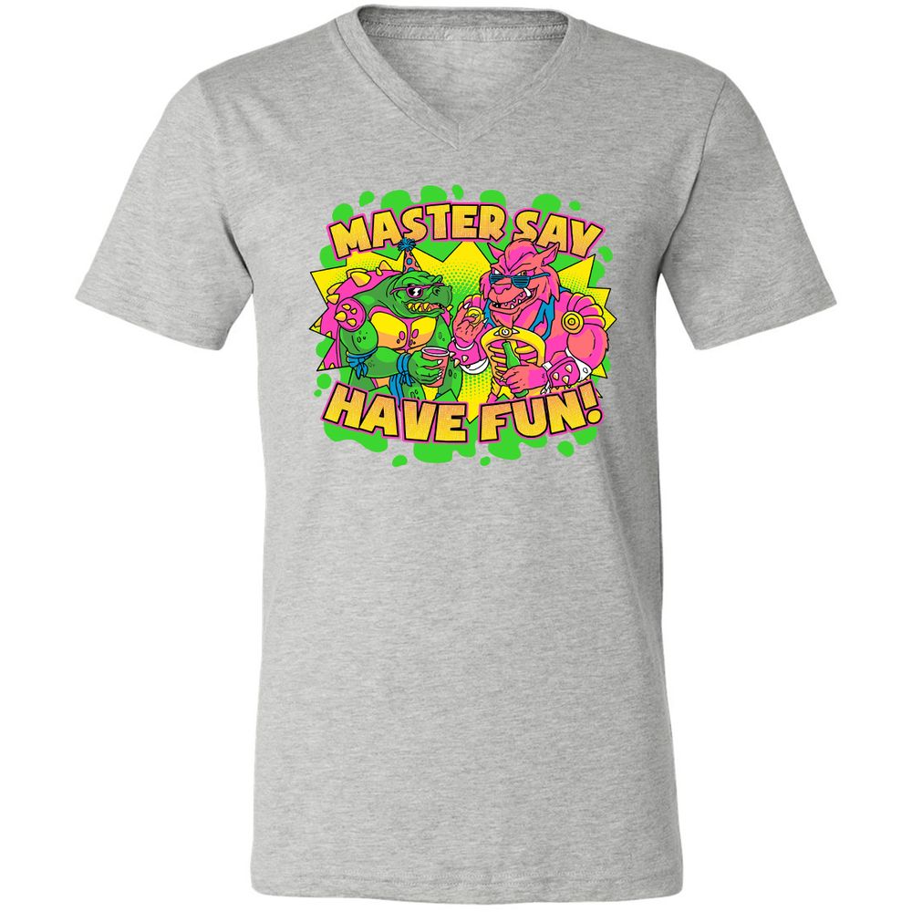 Unisex V-Neck T-Shirt - WFLQ25H5 - Athletic Heather - 7