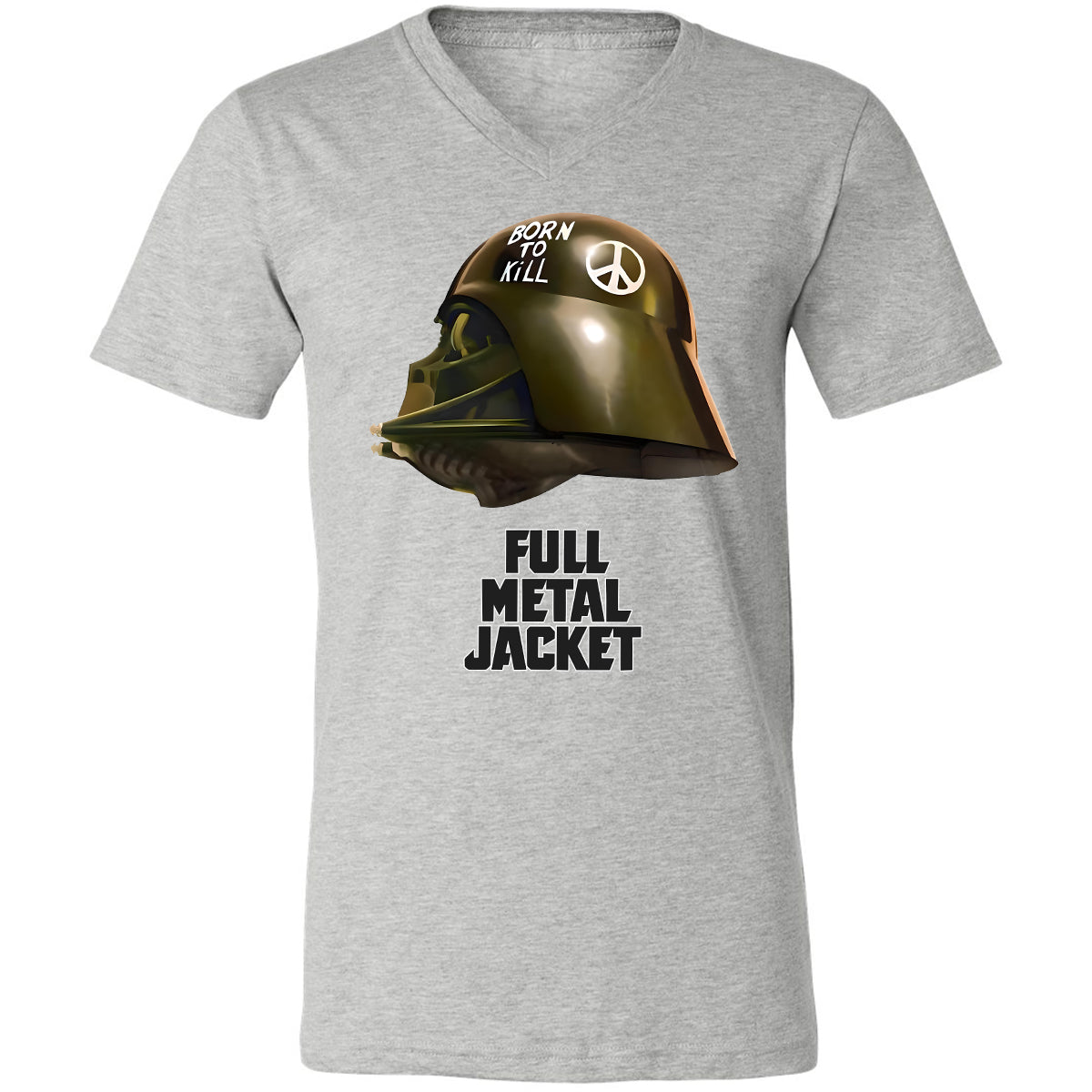 Unisex V-Neck T-Shirt - N4MSLJQB - Athletic Heather - 7