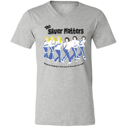 Unisex V-Neck T-Shirt - 7H1R996X - Athletic Heather - 7