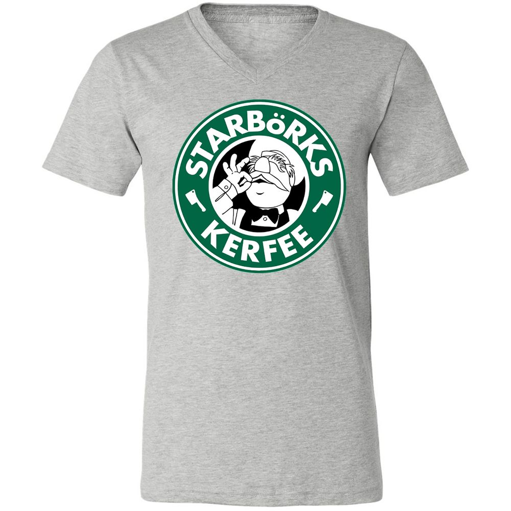 Unisex V-Neck T-Shirt - QQ3H45JH - Athletic Heather - 7