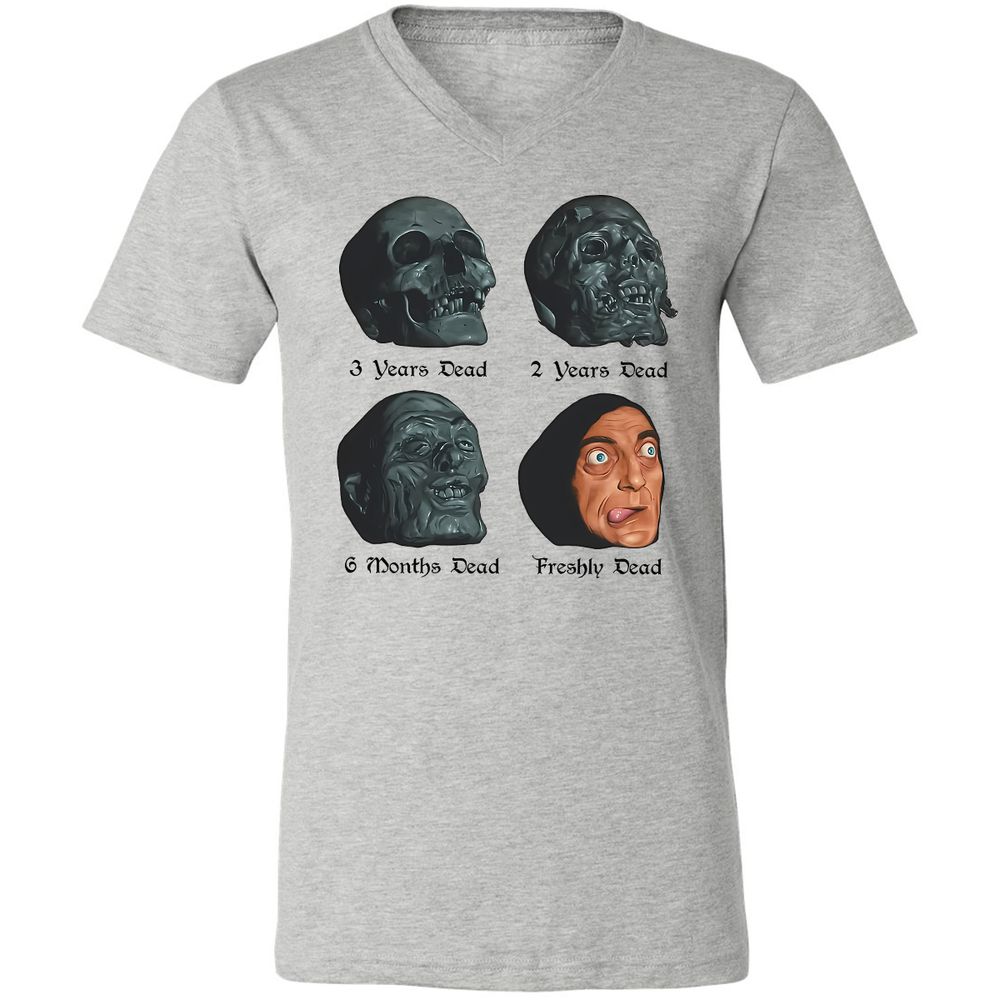 Unisex V-Neck T-Shirt - CAFY47VA - Athletic Heather - 7