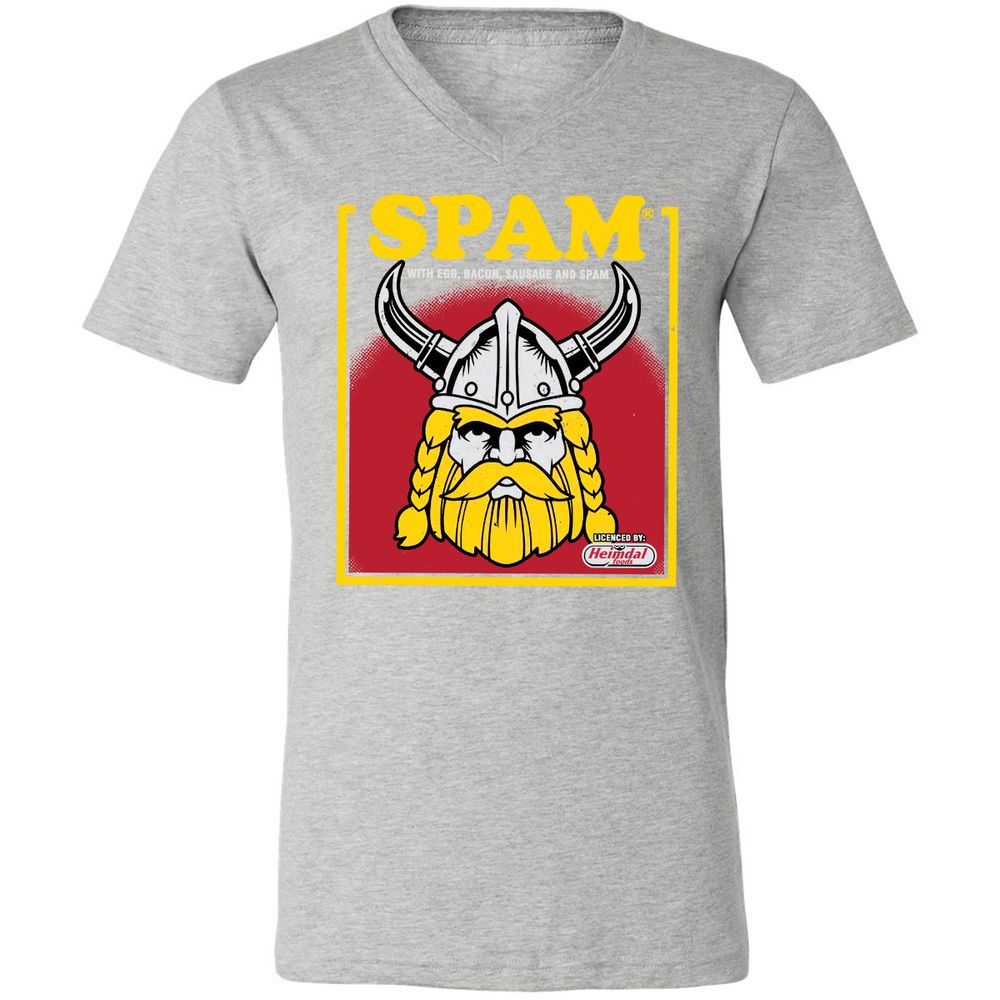 Unisex V-Neck T-Shirt - 2CVFT3V8 - Athletic Heather - 7