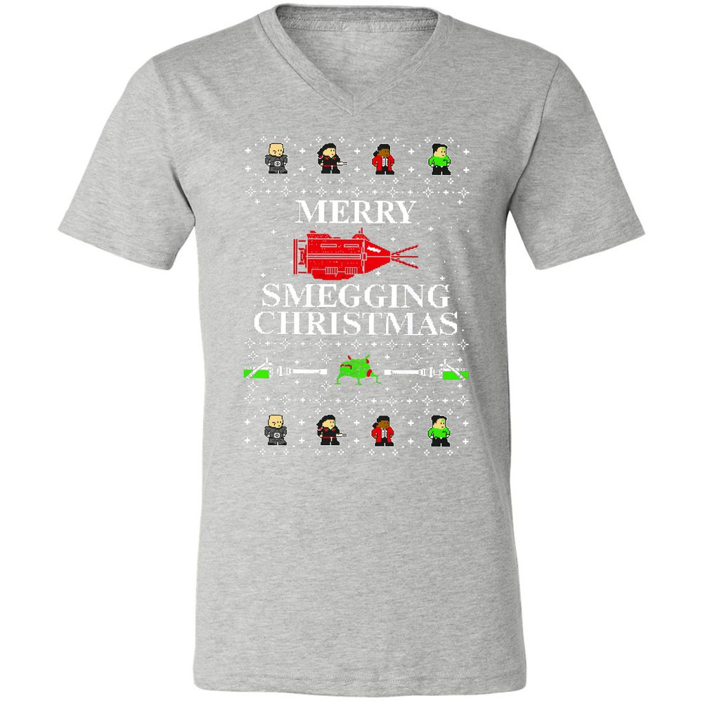 Unisex V-Neck T-Shirt - SM25S38G - Athletic Heather - 7