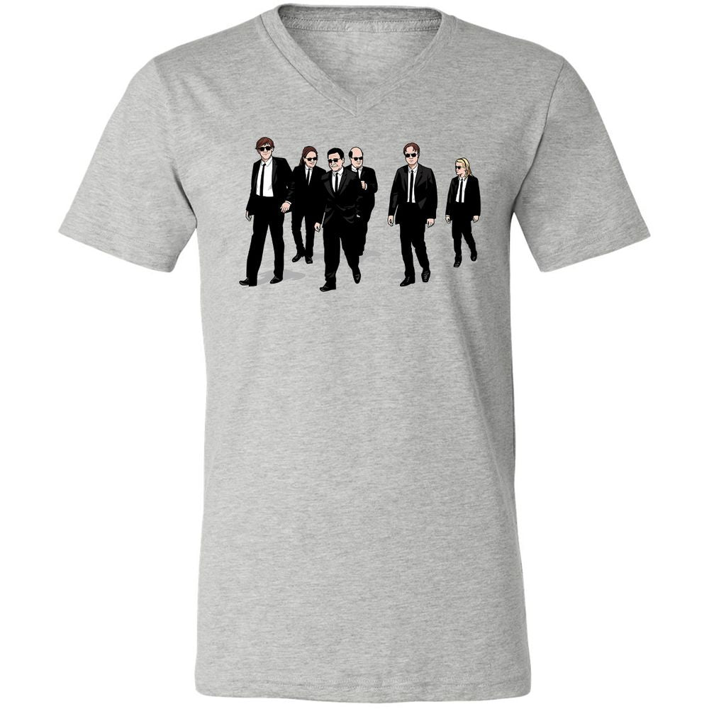 Unisex V-Neck T-Shirt - TLY9HPL7 - Athletic Heather - 7