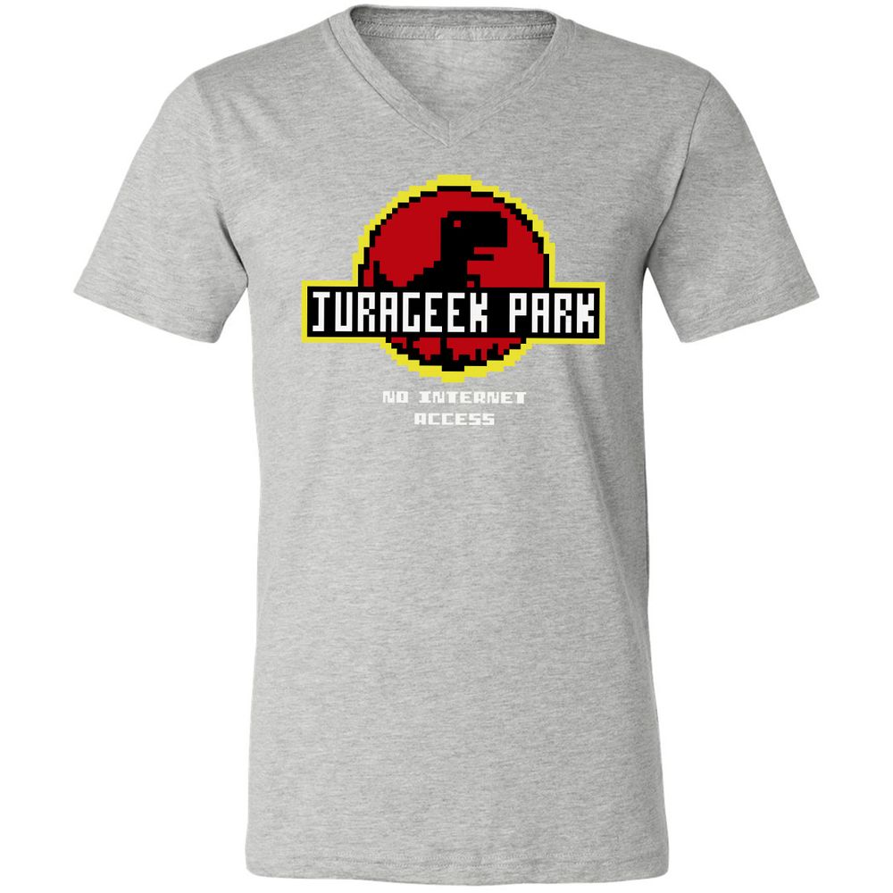 Unisex V-Neck T-Shirt - 4W82YVUN - Athletic Heather - 7