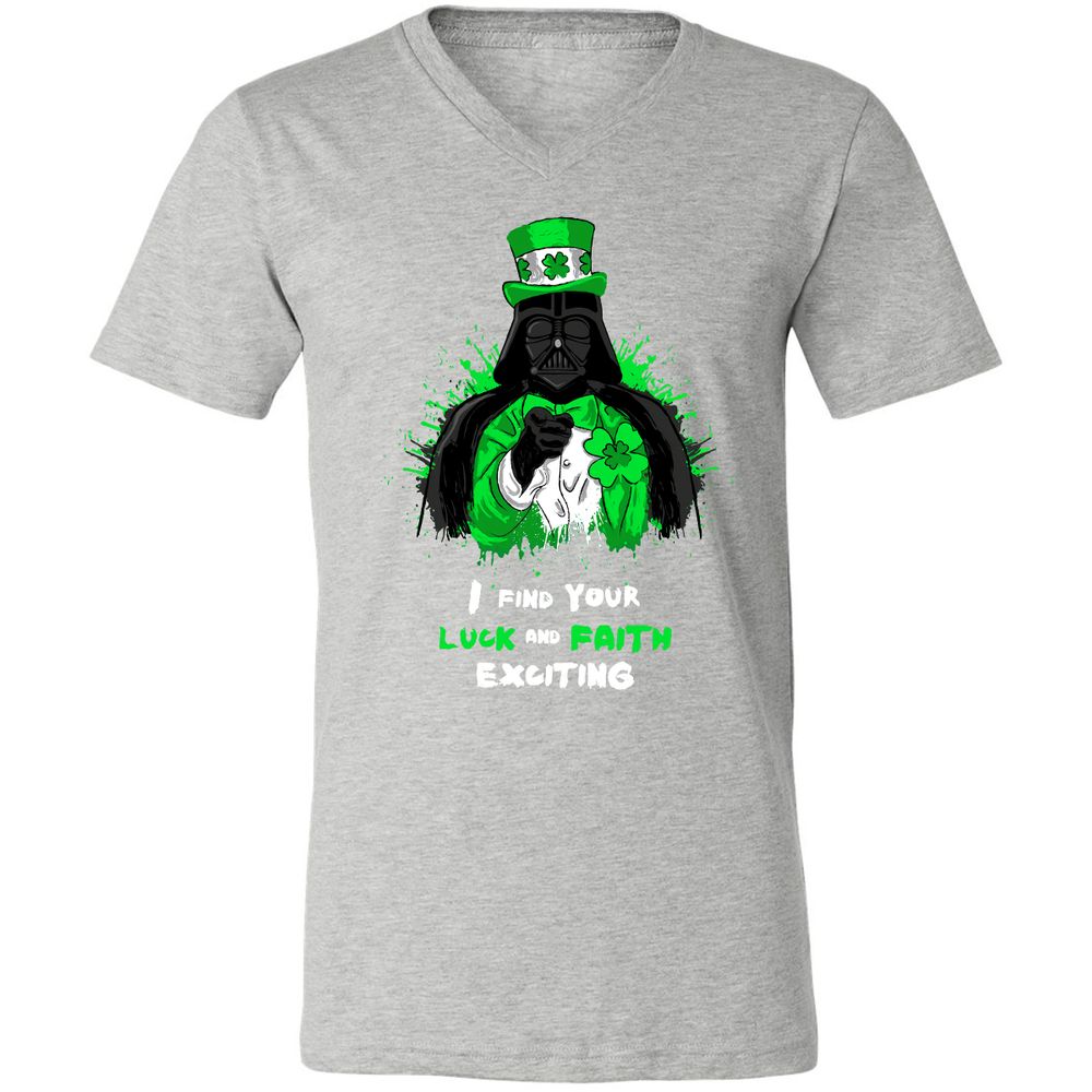 Unisex V-Neck T-Shirt - AVUAW3U3 - Athletic Heather - 7