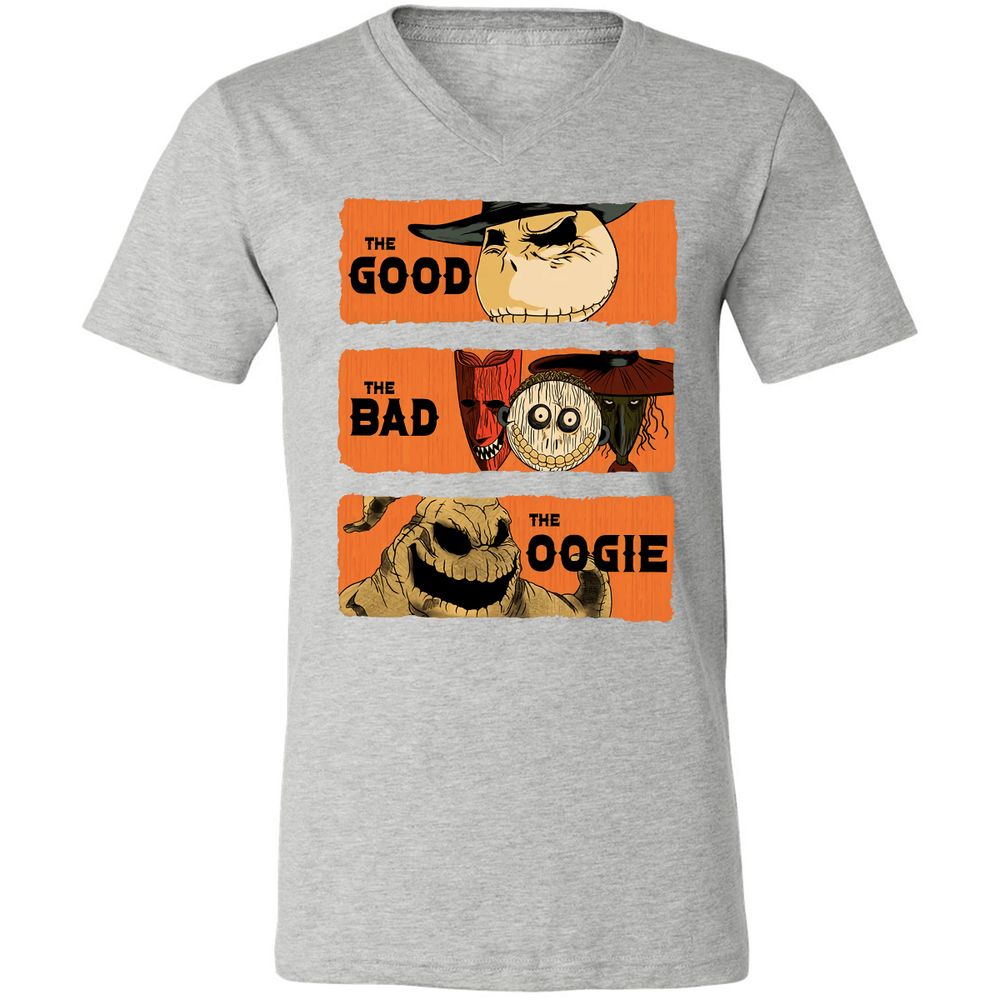 Unisex V-Neck T-Shirt - D9T9E26E - Athletic Heather - 7