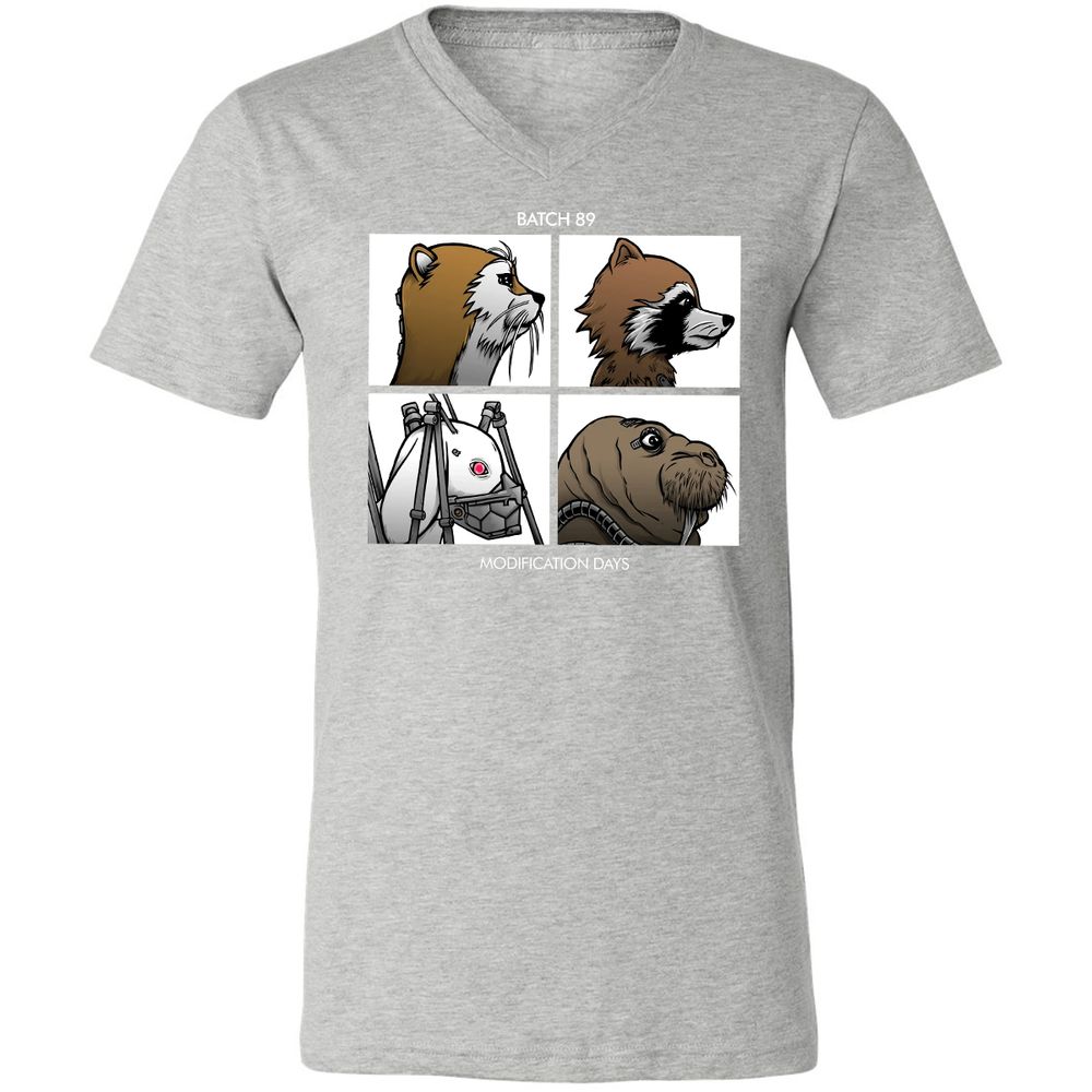 Unisex V-Neck T-Shirt - Z35HQ3ZJ - Athletic Heather - 7