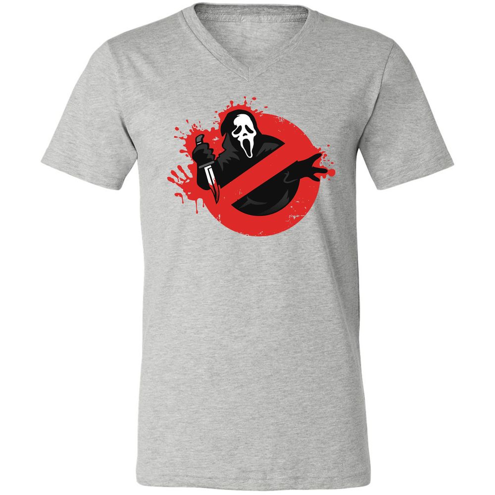 Unisex V-Neck T-Shirt - 1RHA2SAD - Athletic Heather - 7