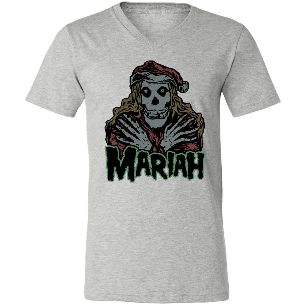 Unisex V-Neck T-Shirt - ELDR5SZF - Athletic Heather - 7