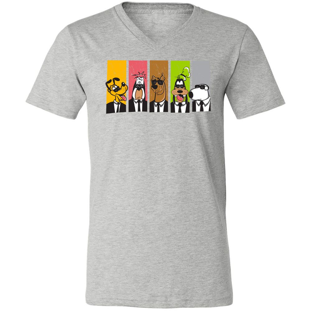 Unisex V-Neck T-Shirt - WE5EXC8M - Athletic Heather - 7