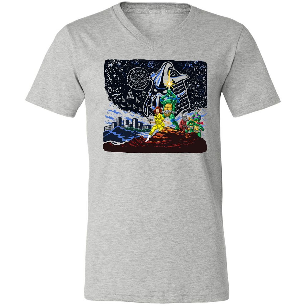 Unisex V-Neck T-Shirt - N1RU5FDP - Athletic Heather - 7