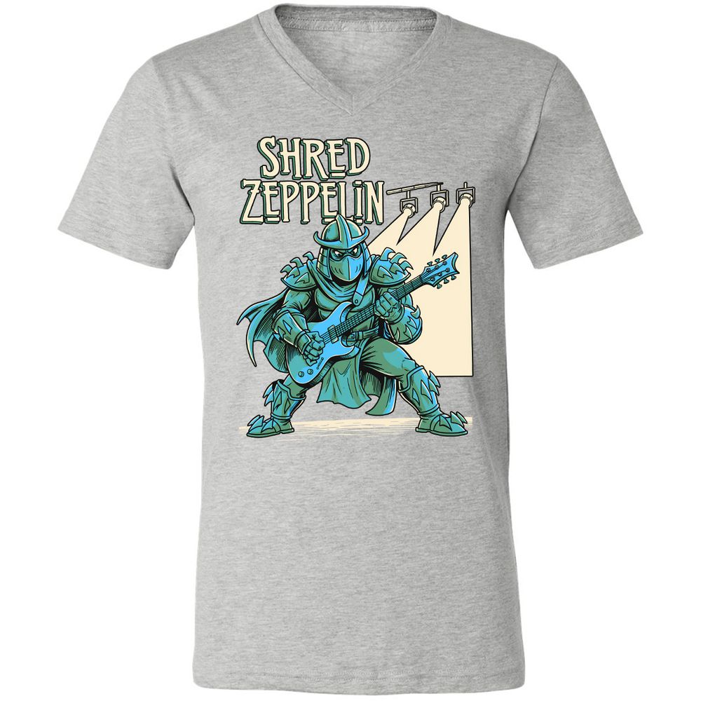 Unisex V-Neck T-Shirt - ZDRYM5PZ - Athletic Heather - 7