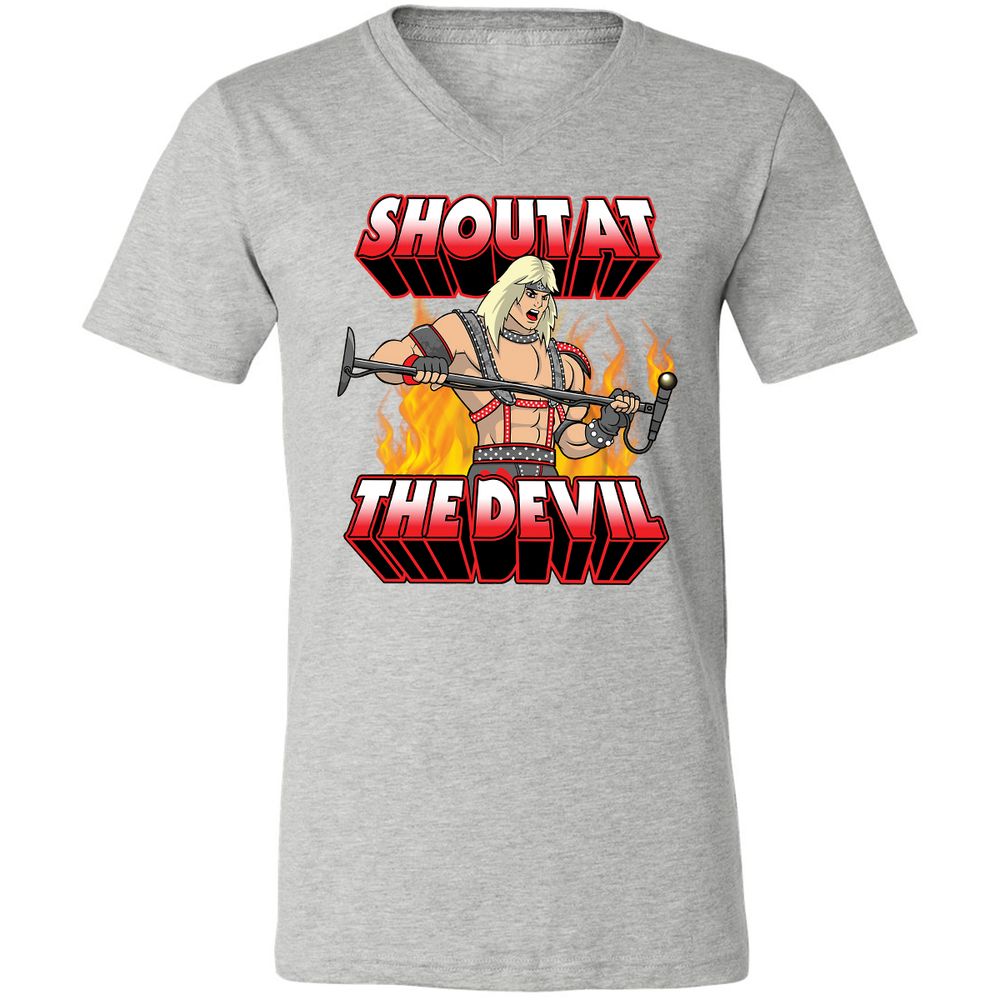 Unisex V-Neck T-Shirt - JLSVPAQG - Athletic Heather - 7