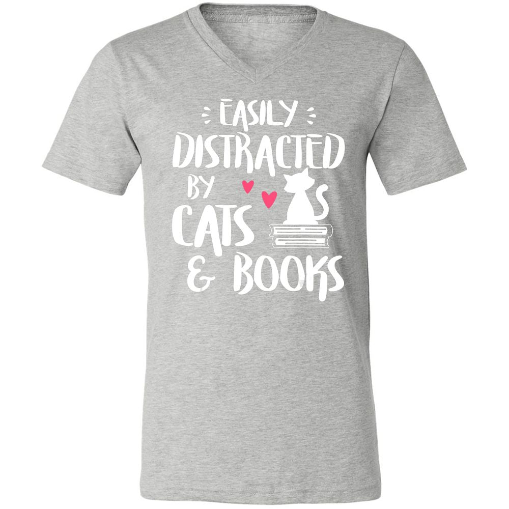 Unisex V-Neck T-Shirt - ERV53A22 - Athletic Heather - 7