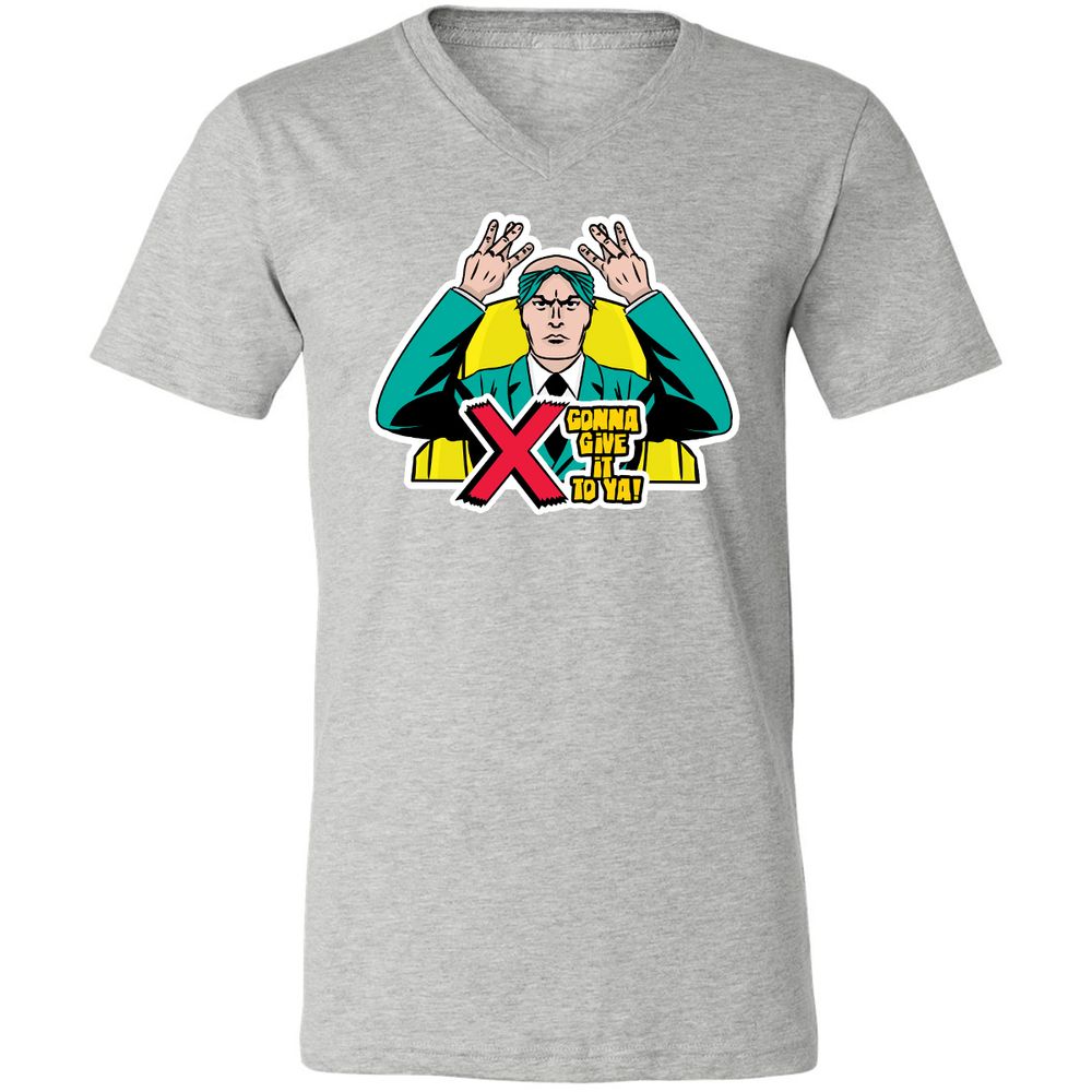 Unisex V-Neck T-Shirt - K3K2HSDX - Athletic Heather - 7