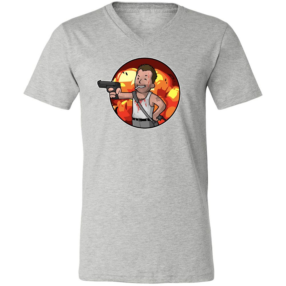 Unisex V-Neck T-Shirt - 2VNH7H7V - Athletic Heather - 7