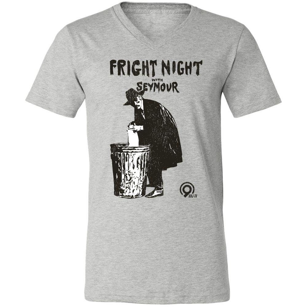 Unisex V-Neck T-Shirt - BS3EPQ8D - Athletic Heather - 7